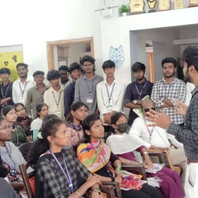 Students from Dhanalakshmi Srinivasan College of Engineering visited our company for an iV